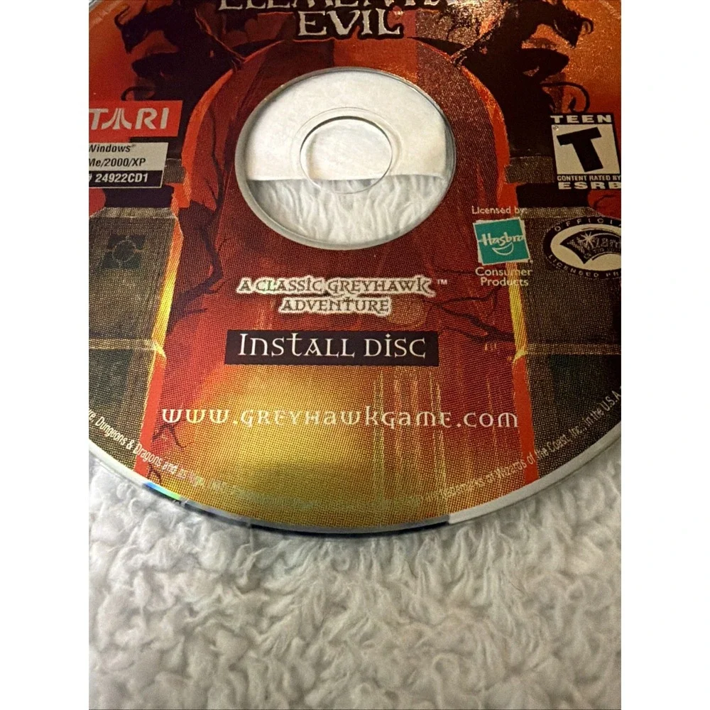 Dungeons & Dragons The Temple of Elemental Evil PC CD ROM 2003 Atari 2-Disc